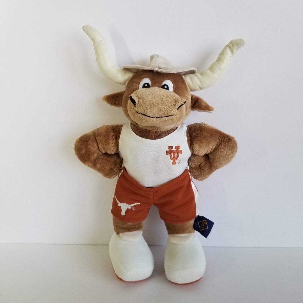 Vintage 1994 Petting Zoo University‎ Texas Longhorns Male Cheerleader Plush 16”